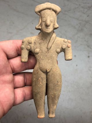 Perfect Human Effigy Idol Doll Statue Pre Columbian Mexico Idol