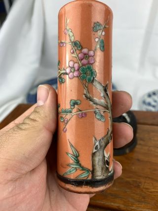 antique chinese nonya peranakan strait famille rose vase 3