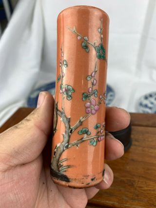 antique chinese nonya peranakan strait famille rose vase 4
