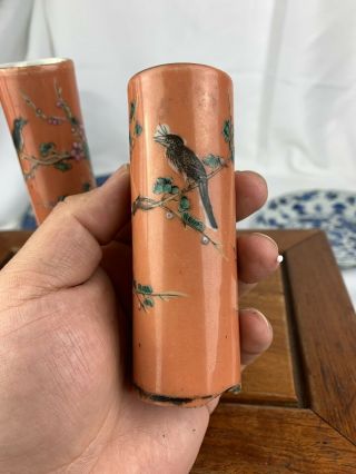 antique chinese nonya peranakan strait famille rose vase 7