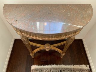 Marble Meyer Gunther Martini (MGM) Half Moon foyer or entrance 2