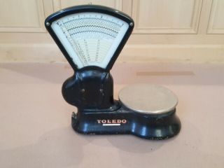 Antique Toledo Postal Scales Mailing Scales No Springs 3 Pounds