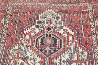Fascinating Semi Antique Geometric 5x8 Wool Bakhtiari Oriental Area Rug 10