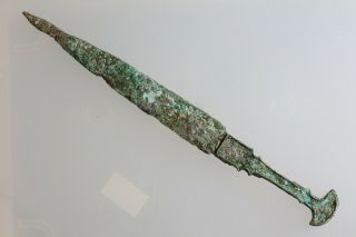 Circa 2500 - 1000 BC Near East Luristan Bronze Dager - RARE TYPE 3