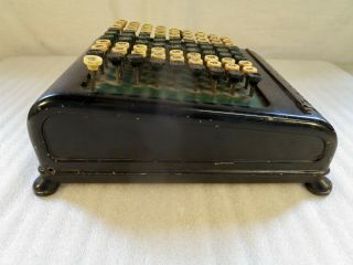 Antique BURROUGHS CLASS 5 ADDING MACHINE 1934 4