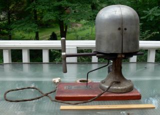 Antique Electrified Hat Stretcher Or Sizer By Pioneer Mfg Co. ,  Nyc.
