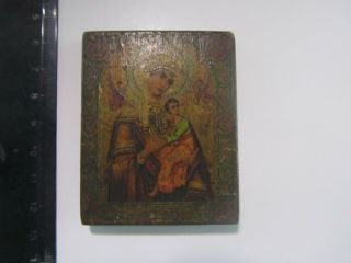 Antique Icon 18 - 19th Century 100,  Icon Mother Of God