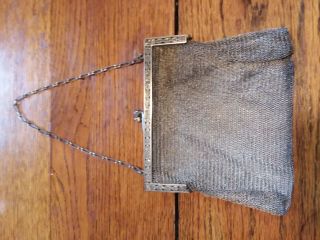 Tiffany And Co Sterling Silver Chain Purse 1920s