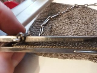 Tiffany and co sterling silver chain purse 1920s 3
