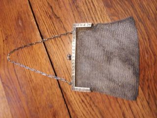 Tiffany and co sterling silver chain purse 1920s 4