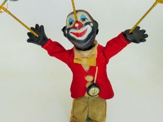 ALPS R.  F.  JUGGLING CLOWN AFRO - AMERICAN VERSION TIN LITHO WIND UP 10 