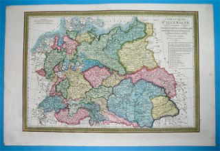 1835 ANTIQUE MAP POLAND LITHUANIA UKRAINE WARSAW CENTRAL EUROPE BOHEMIA 2