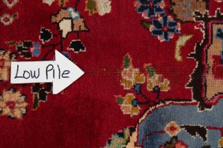 Traditional Floral Oriental Wool Area Rug Hand - Knotted Vintage RED Carpet 10x13 11