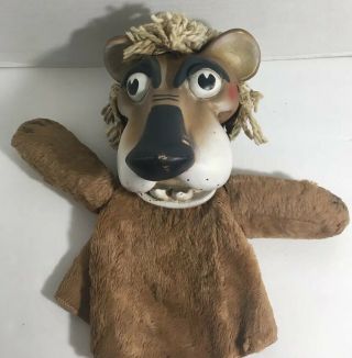 Rare Vintage Bill Baird Charlemagne The Lion Puppet Ideal Toys Rubber Head