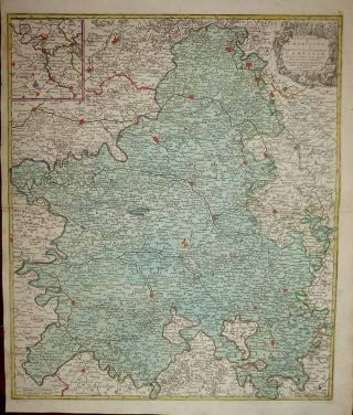 1756 Tobias Lotter Map Champagne Reims Épernay Great Gift For The Oenophile