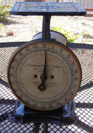 Vintage Columbia Family Scale Kitchen Tool Food Produce