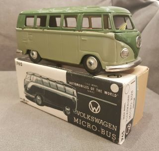 Bandai Volkswagen Microbus in perfect condtion w/Org.  Box,  Japan,  1960 2