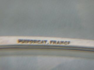 SIX HEAVY STERLING SILVER FRENCH PUIFORCAT DINNER FORKS 8