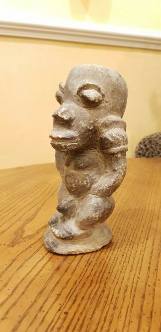 African Hand Sculptured Figurine Normoli Stone From Sierra Leone