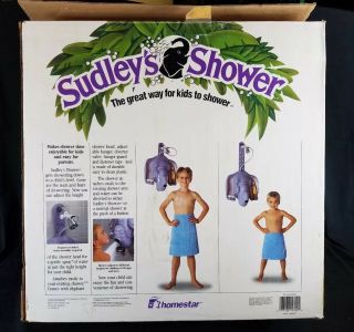 Vintage 1988 Sudley ' s Elephant Shower & Box 8