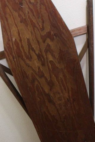 Ironing Iron Board Antique 1900 - 1949 Wood Solid Sturdy Primitive 12