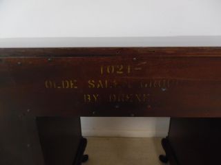 Mahogany Vanity Desk Circa 1940 ' s Old Salem Group by Drexel Furniture 11