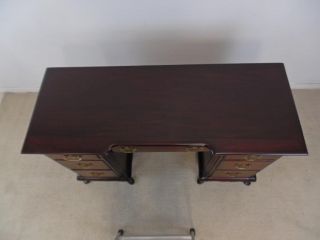 Mahogany Vanity Desk Circa 1940 ' s Old Salem Group by Drexel Furniture 3