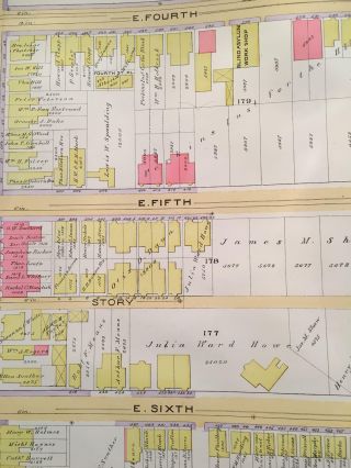 1891 SOUTH BOSTON TELEGRAPH HILL MASSACHUSETTS GATES OF HEAVEN CHURCH ATLAS MAP 4