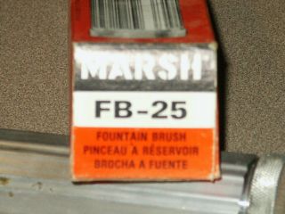 Marsh Push Button Fountain Paint Sign Stencil Brush FB - 25 2