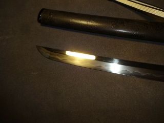 K01 Japanese sword wakizashi in mountings,  full polish, 3