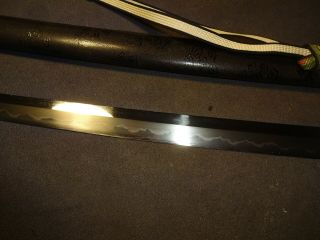 K01 Japanese sword wakizashi in mountings,  full polish, 4