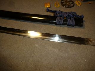 Japanese sword wakizashi in mountings 