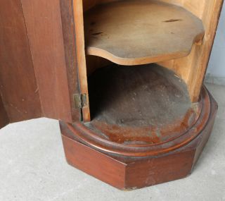 Antique Victorian Marble top Pedestal Stand - hidden compartment 9