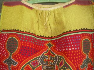 Authentic Old Kuna Indian Mola Blouse Panama MERITO VIRTUTI Design Textile 5