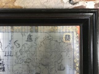 Franklin Royal Geographical Society Sterling Silver Map Framed 1976 6