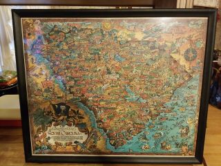 Antique South Carolina Map