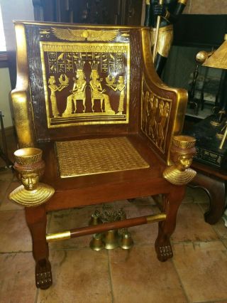 Indian chair Gold 2