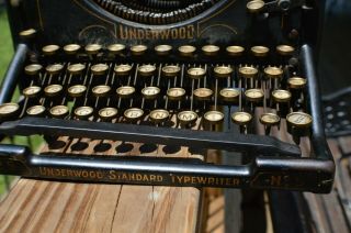 Antique/Vintage Underwood Typewriter No.  5 4