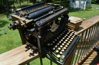 Antique/Vintage Underwood Typewriter No.  5 6