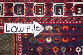 One - of - Kind Vintage Tribal Kashkoli Hand - Knotted 7x10 Red Wool Area Rug 6