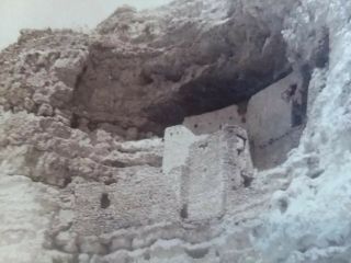 1888 RARE CABINET PHOTO INDIAN CLIFF DWELLING BY JENNINGS,  PRESCOTT ARIZ. 2