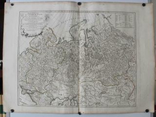 Western Russia Lithuania Estonia Finland 1797 Robert De Vaugondy Antique Map