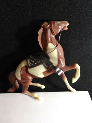 Vintage 1950 ' s Hartland TONTO,  HORSE & SADDLE Model Figures 5