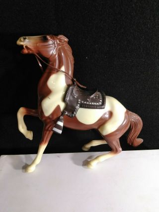 Vintage 1950 ' s Hartland TONTO,  HORSE & SADDLE Model Figures 6