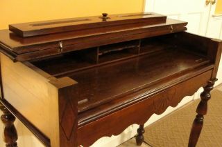 Antique Circa late 1800 ' s/early 1900 ' s Mahogany Spinet Desk - Local Pick Up 3