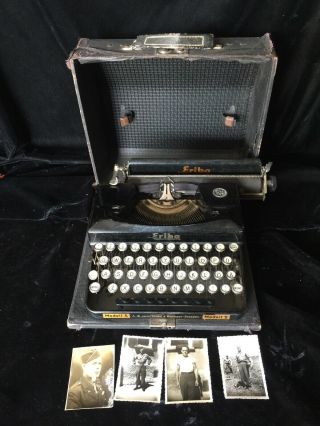 Vtg A G Vorm Seidel & Naumann Dresden Modell S Typewriter In Case