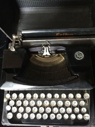 Vtg A G Vorm Seidel & Naumann Dresden Modell S Typewriter In Case 4