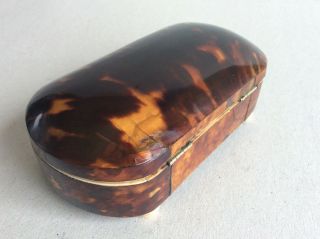 Antique Faux Tortoiseshell Box Caddy 19th Century Casket No.  2 3