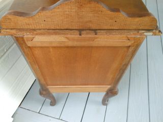 Petite Country French Oak 3 Drawer Bedside Lingerie Jewelry Chest From France 12