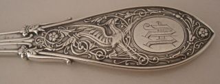 RARE WHITING ARABESQUE PATTERN STERLING 9 5/8 